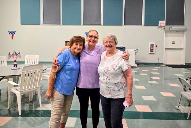 Seniors enjoying spring activities in an independent living community for healthy aging